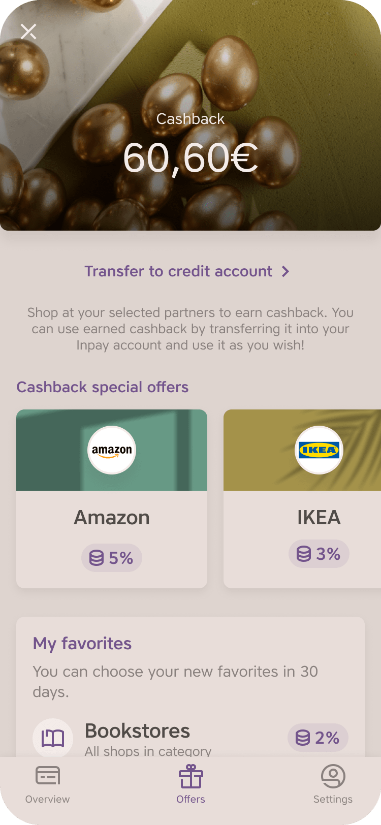 Earn 2% cashback